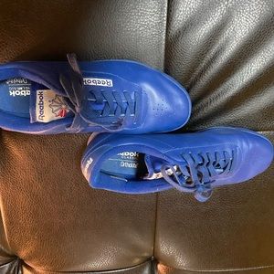 Reebok classic ortholite shoe in blue